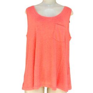 NWT Ava & Viv Sleeveless Orange Tanktop - SIZE: 2X